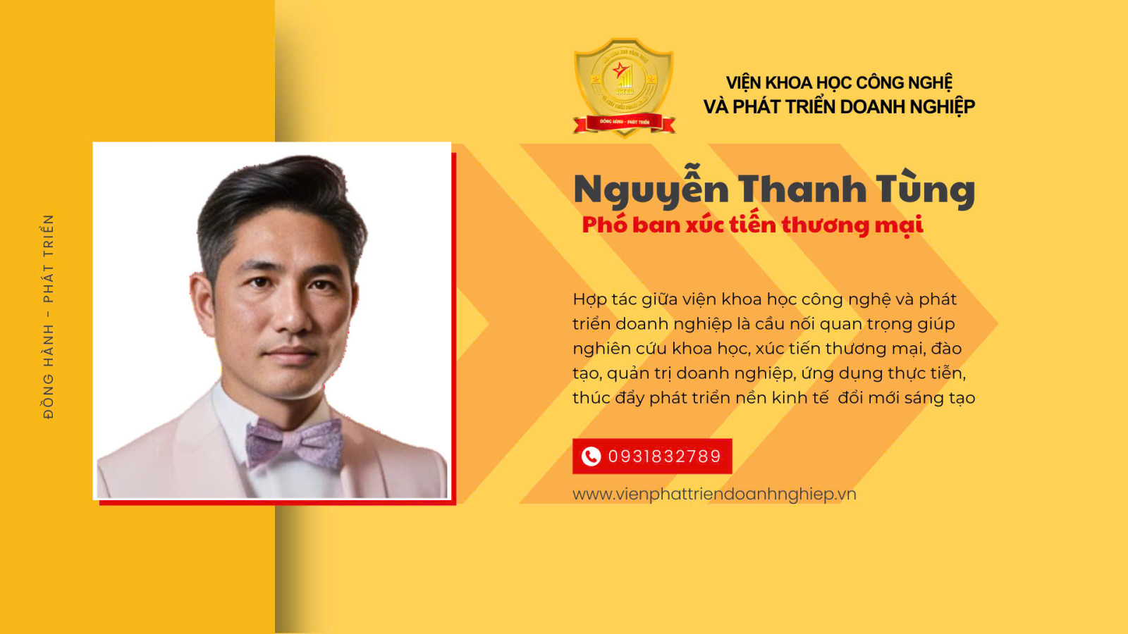 Phó ban xúc tiến thương  mại Nguyễn Thanh Tùng