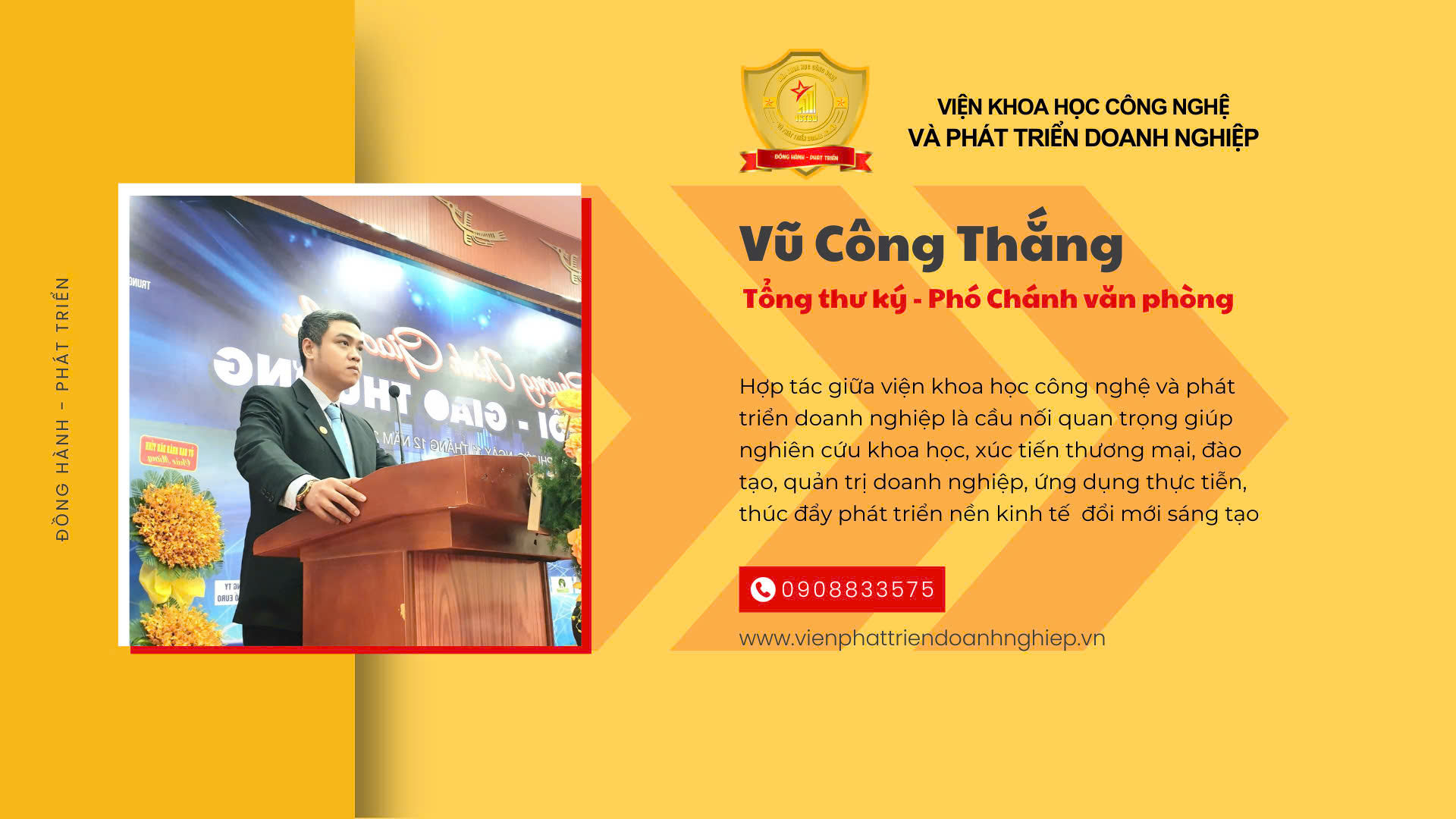 Tổng thư ký kiêm Phó chánh VP Vũ Công  Thắng