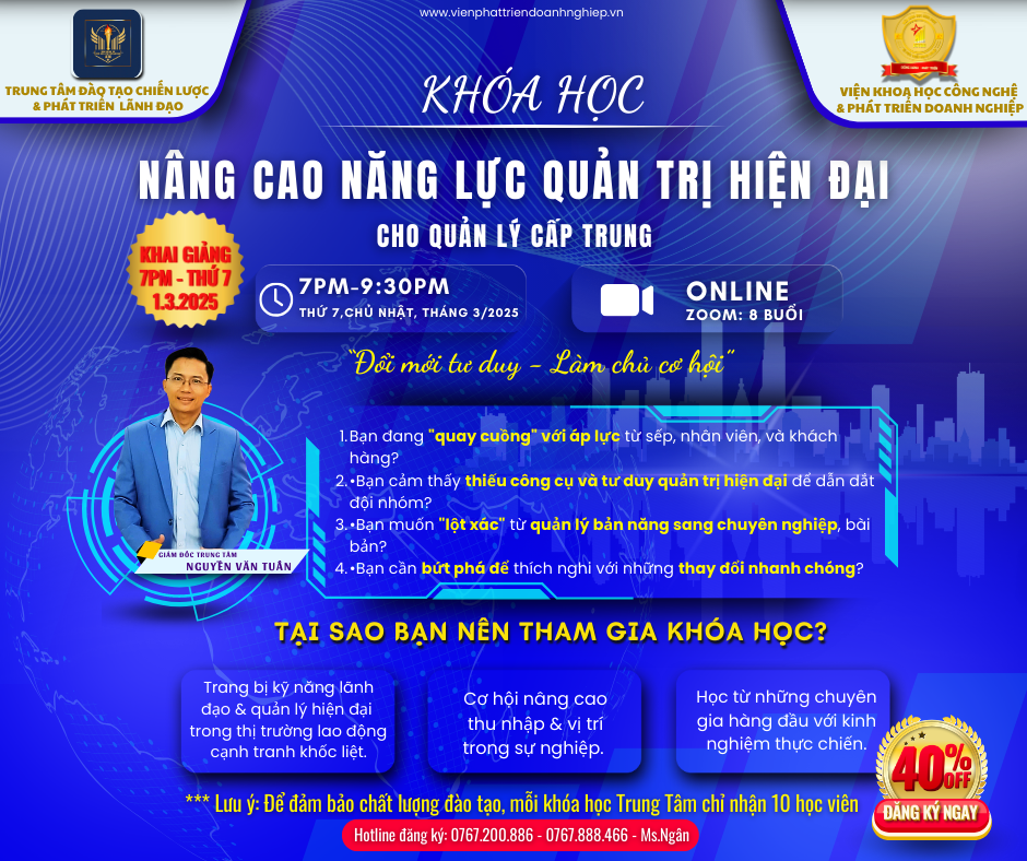 Tuyển Sinh Khóa Học 