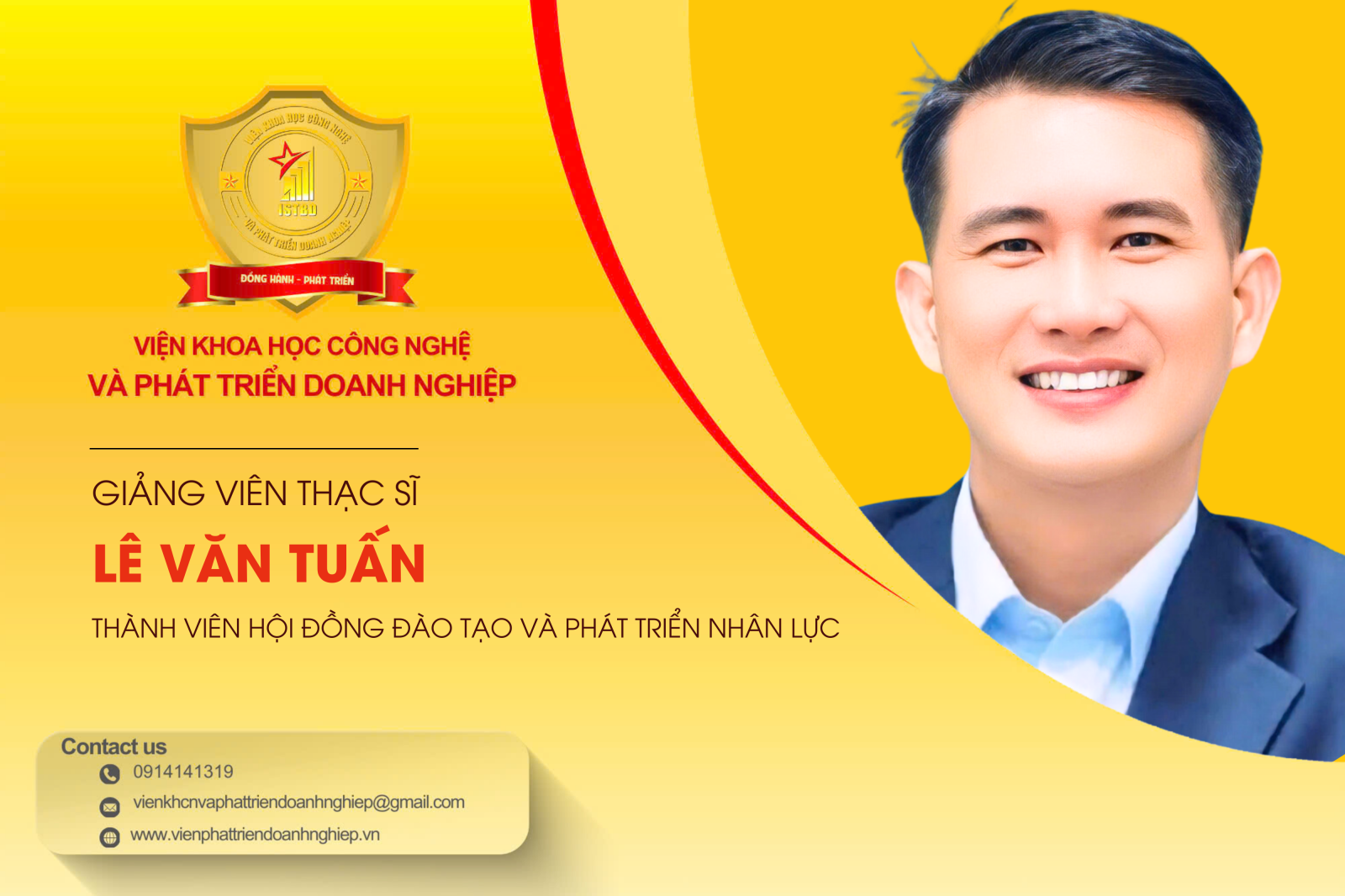 Giảng viên - Thạc sĩ Lê Văn Tuấn