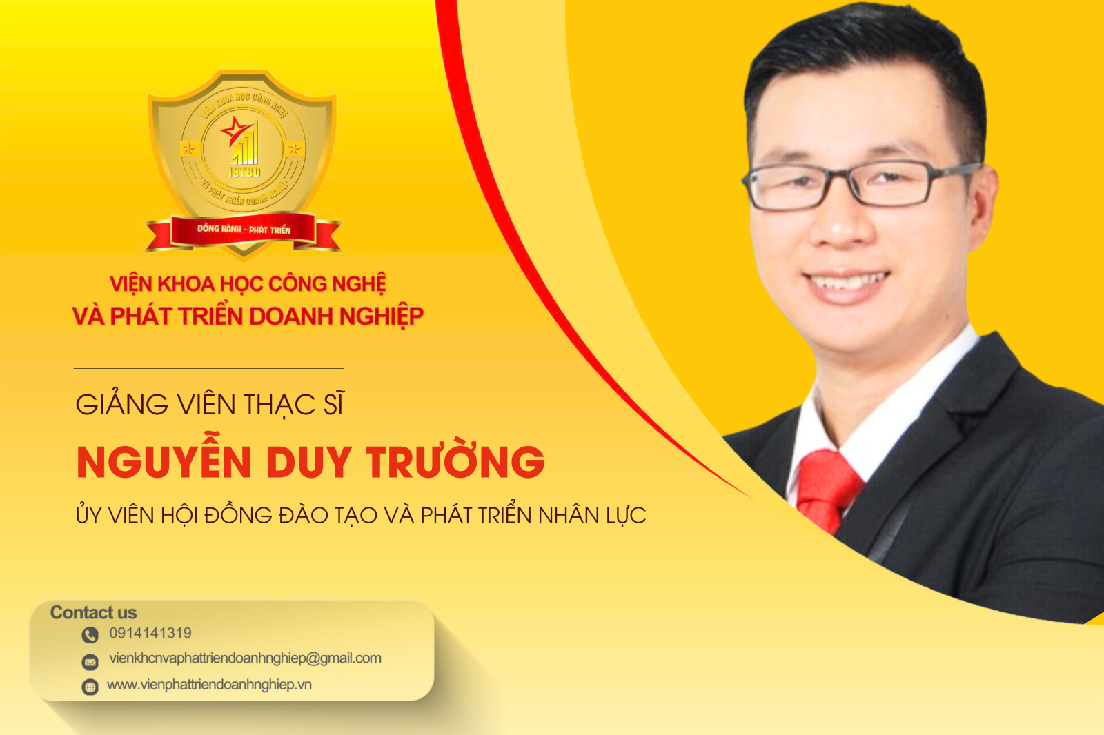 Giảng viên - Thạc sĩ Nguyễn Duy Trường