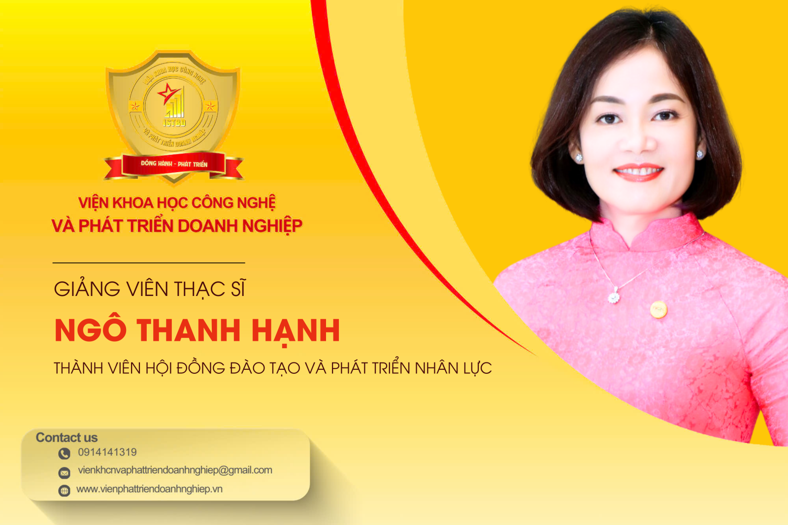 Giảng viên - Thạc sĩ Ngô Thanh Hạnh