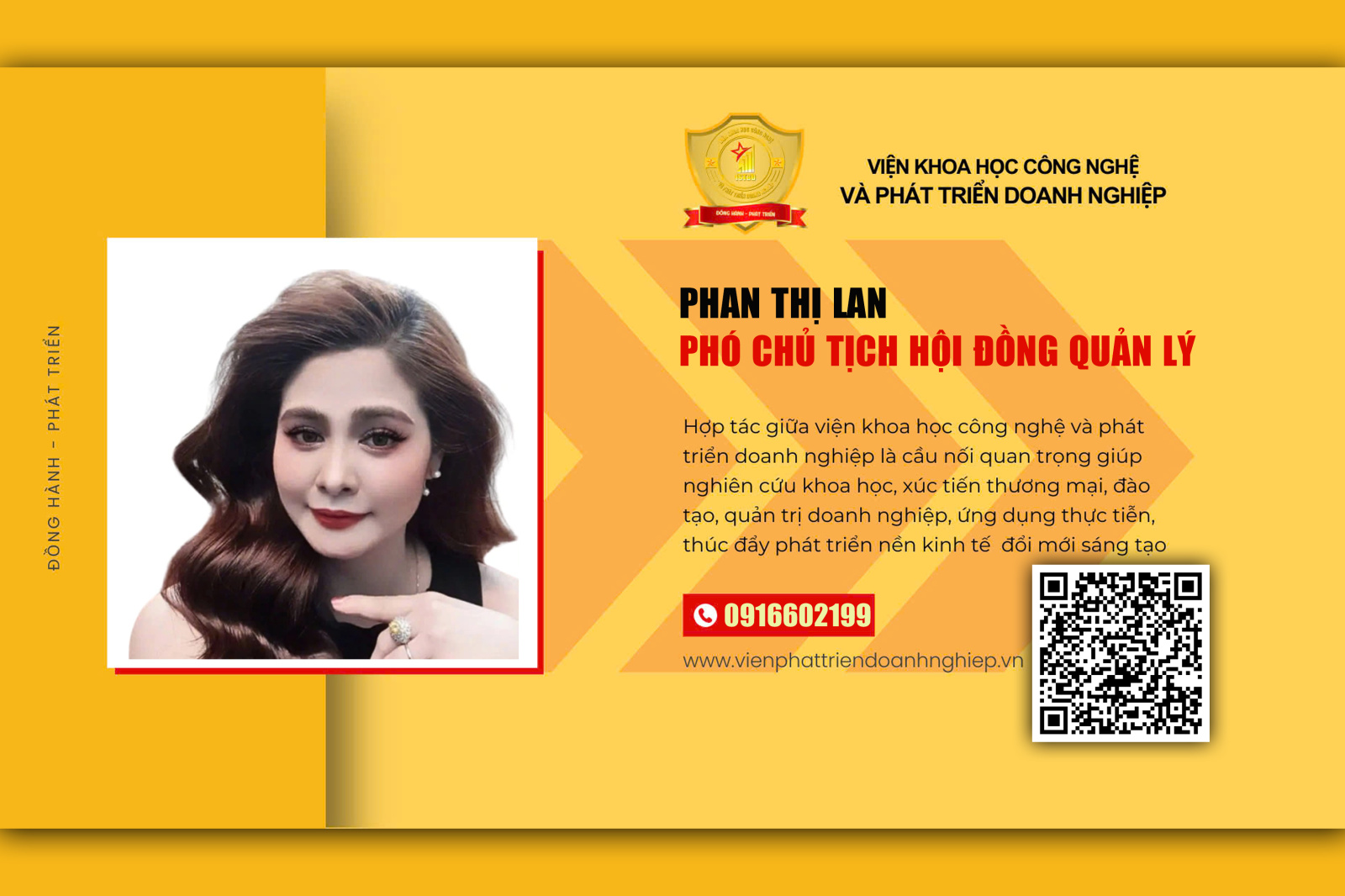 Phó chủ tịch Hội đồng quản lý Phan Thị Lan