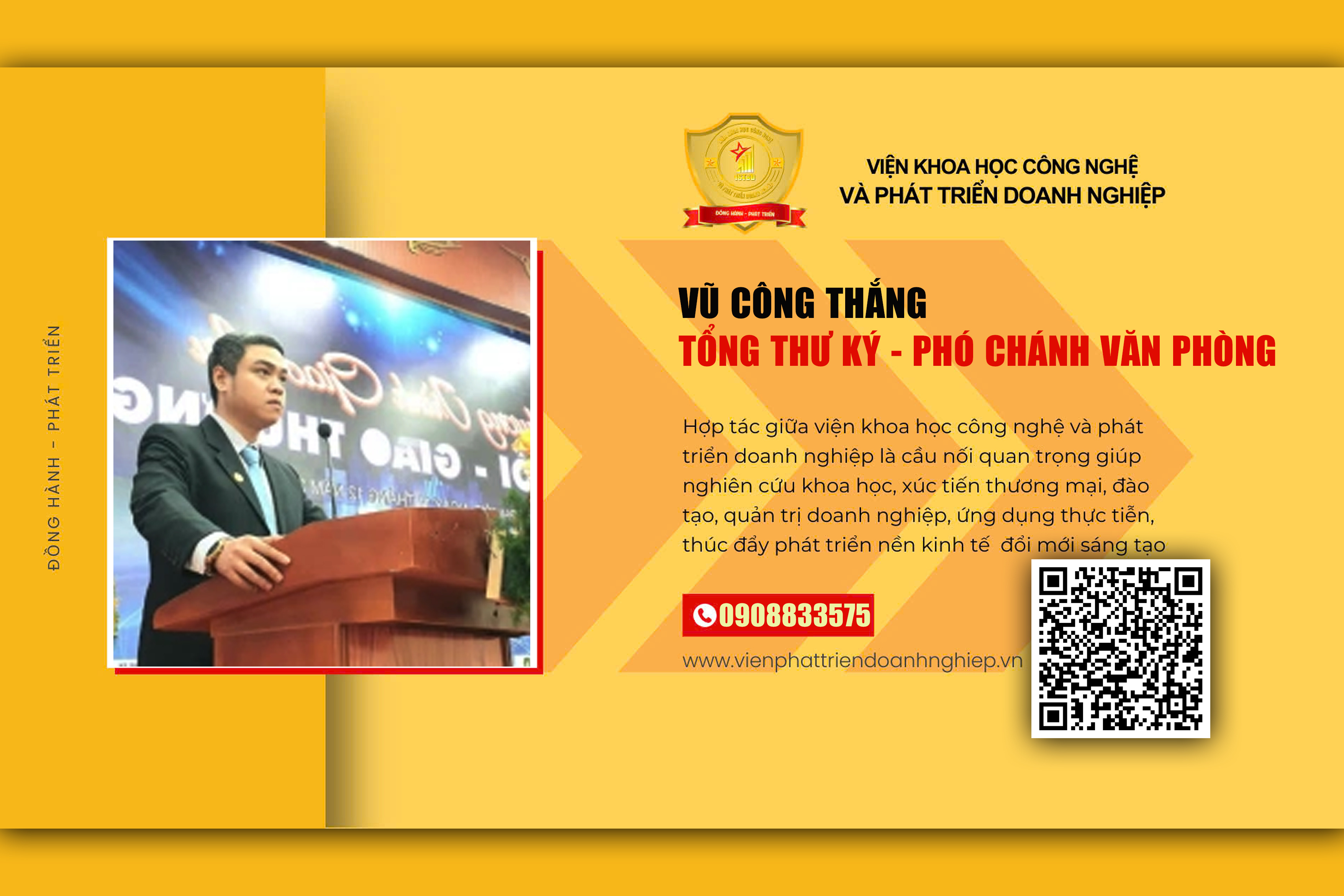 Ông Vũ Công Thắng - Tổng thư ký/Phó chánh văn phòng Tổng thư ký kiêm Phó chánh VP Vũ Công Thắng