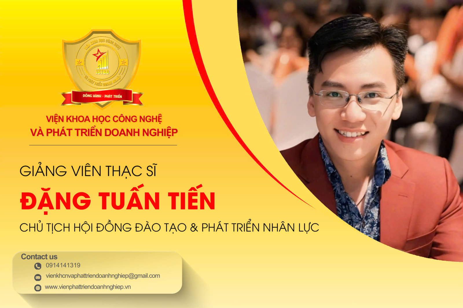 Giảng viên - Thạc sĩ Đặng Tuấn Tiến