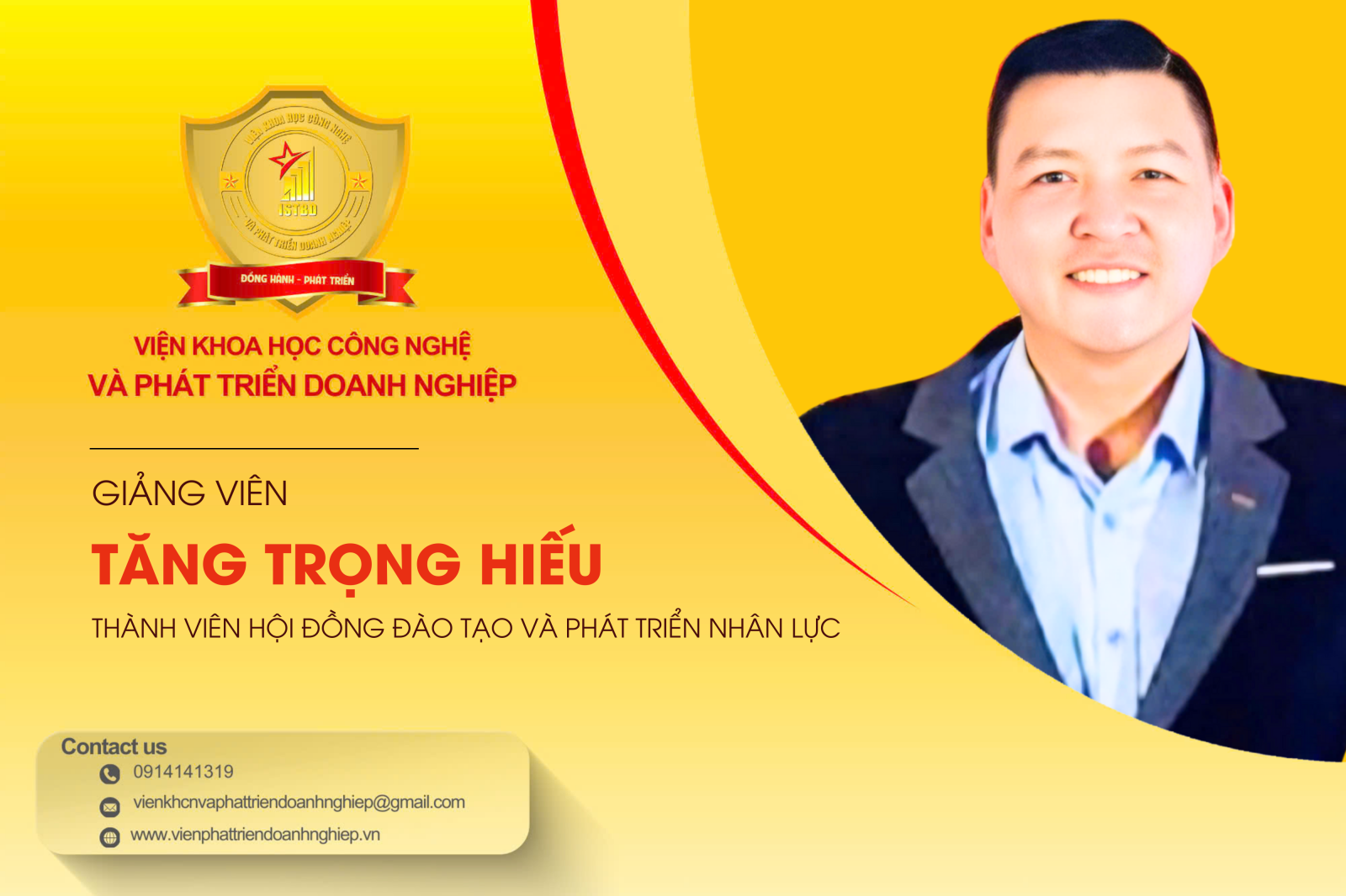 Giảng viên Tăng Trọng Hiếu