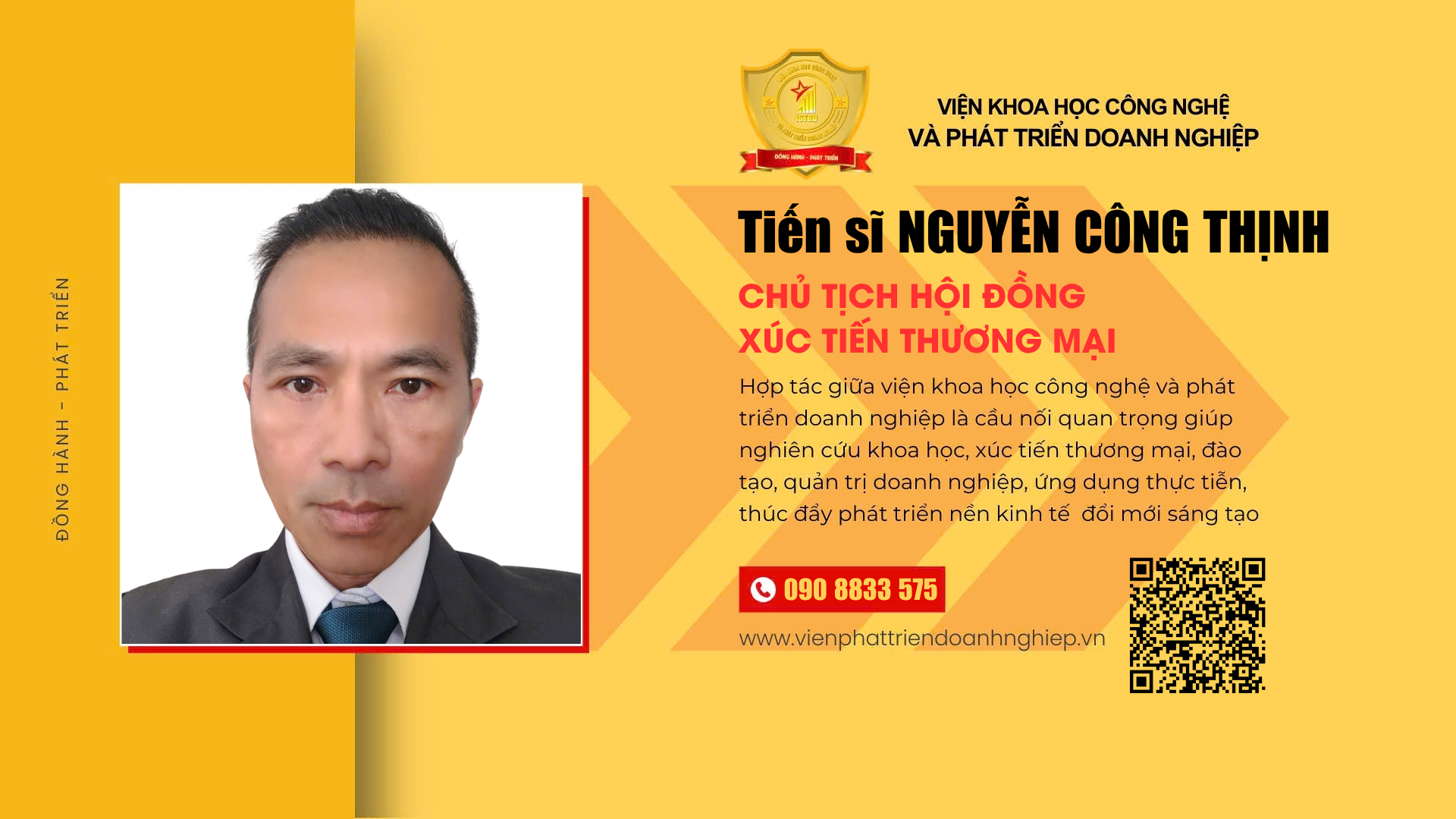 Chủ tịch Hội đồng XTTM Tiến sĩ Nguyễn Công Thịnh 