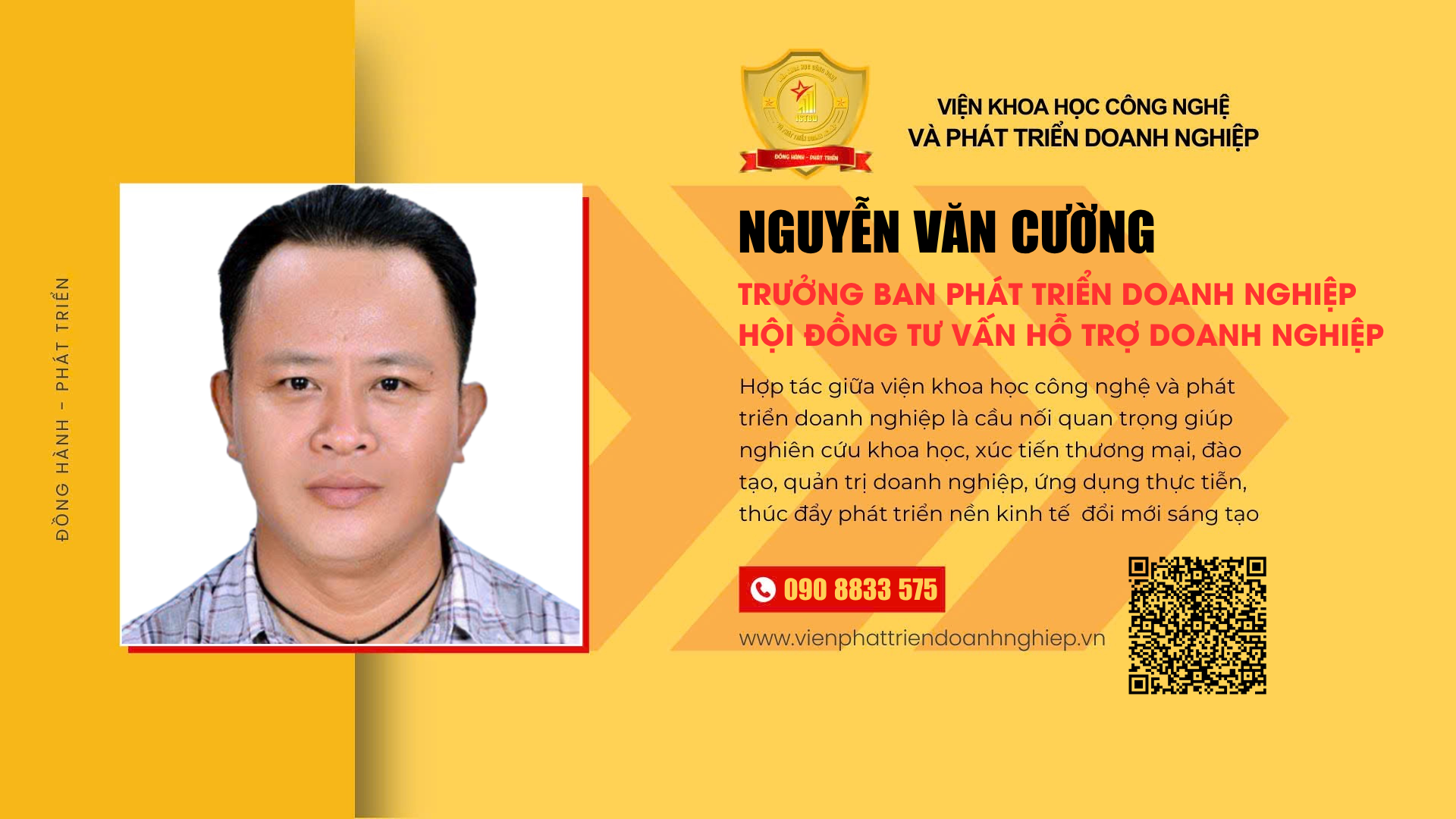 Trưởng Ban phát triển doanh nghiệp Hội đồng tư vấn hỗ trợ doanh nghiệp Nguyễn Văn Cường