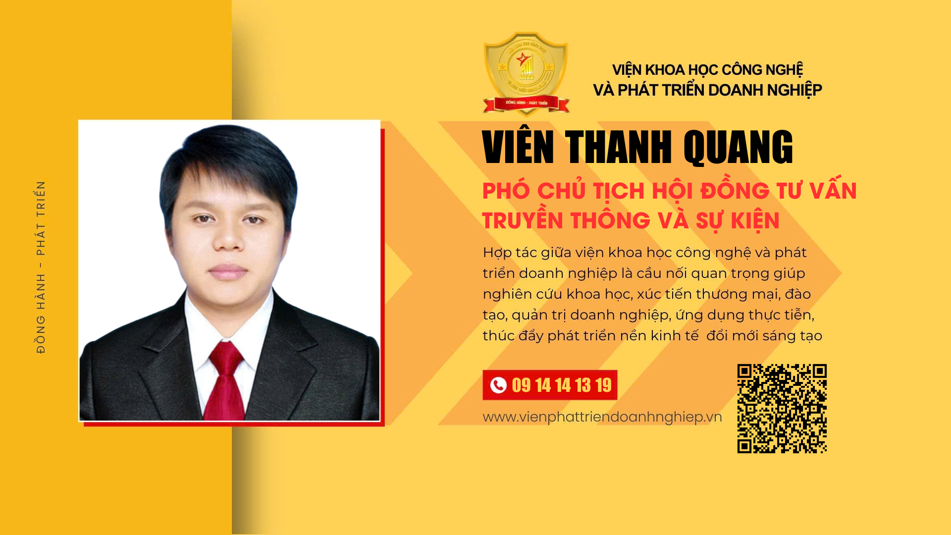Phó chủ tịch hội đồng tư vấn truyền thông và sự kiện Viên Thanh Quang