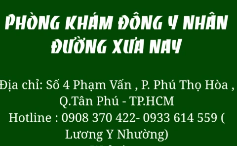 PHÒNG KHÁM ĐÔNG Y NHÂN ĐƯỜNG XƯA VÀ NAY